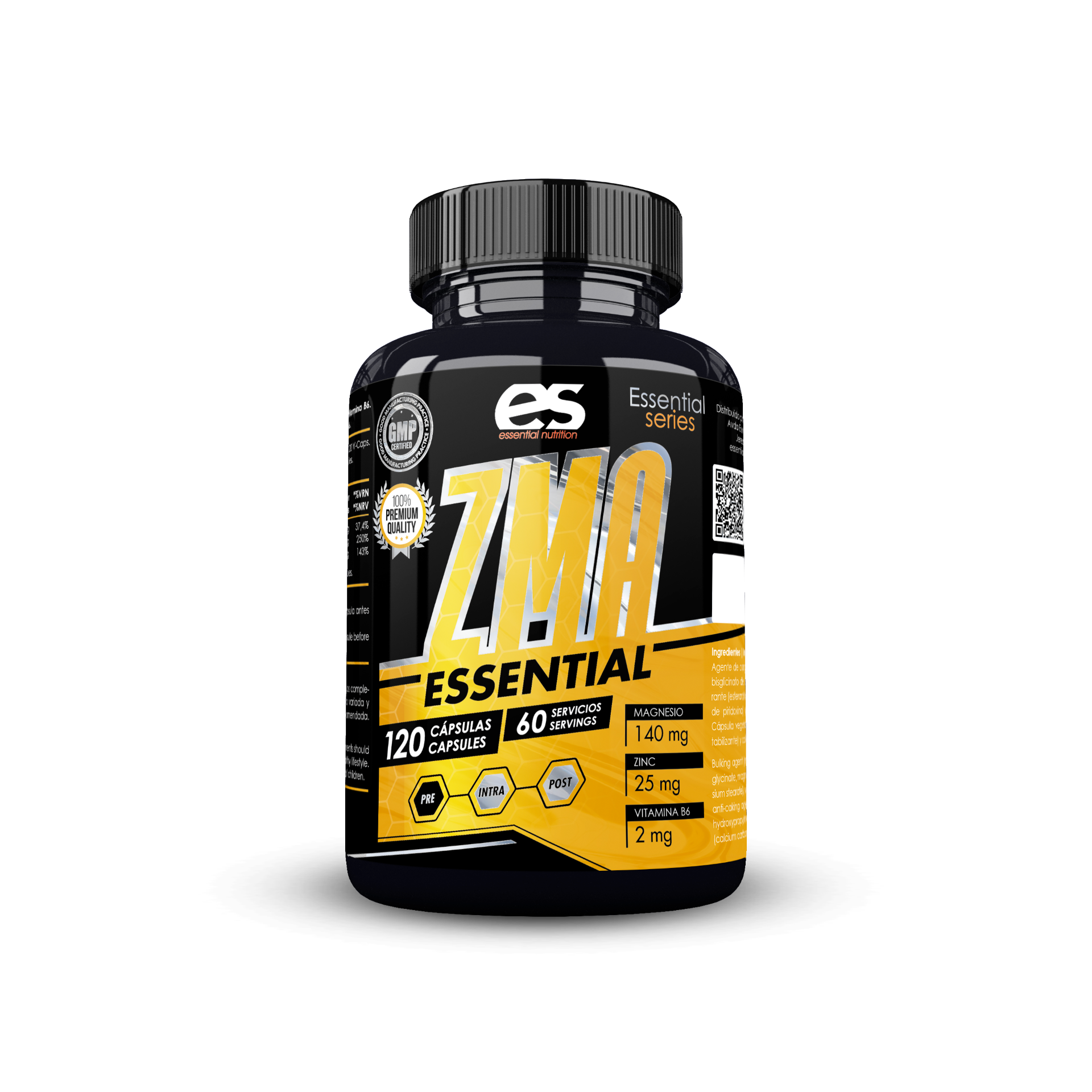 ZMA (120caps) Essential Nutrition Alpha Supplements